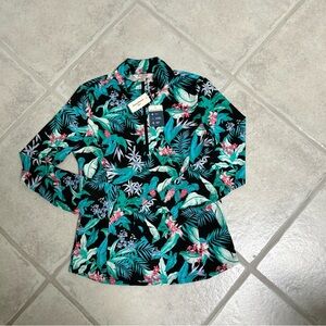 NWT Ladies TOMMY BAHAMA Long Sleeve Top-MSRP:$128- Size M
